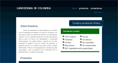 Desktop Screenshot of ganodermaincolombia.com